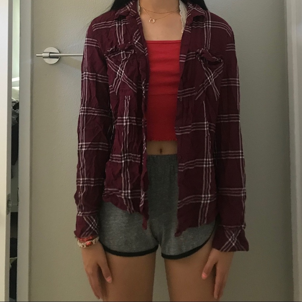 Red/White Guess Flannel